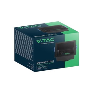 Oczko V-TAC GU10 Hoyne Comb Aluminium Kwadrat Czarne VT-9001SQ
