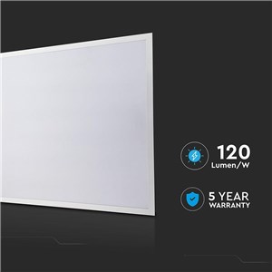 Panel LED V-TAC 40W 600x600 LED Backlight 33mm 120Lm/W Zasilacz PHILIPS VT-61040 6500K 4800lm 5 Lat Gwarancji