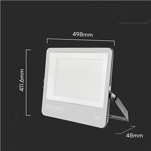 Projektor LED V-TAC CREE CHIP 300W 135lm/W czarna obudowa przewód 1m IP65 VT-44003 4000K 40500lm 6 lat gwarancji
