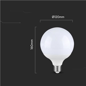 Żarówka LED V-TAC 22W kula glob G120 E27 VT-242-N 3000K 2600lm