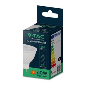 Żarówka LED V-TAC 6W GU5.3 MR16 12V 110st VT-257-N 3000K 455lm