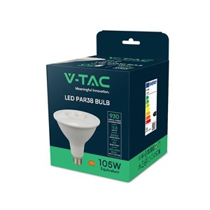 Żarówka LED V-TAC 12.8W E27 PAR38 40st VT-238-N 3000K 930lm