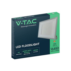 Naświetlacz LED V-TAC 200W LED SMD biały VT-44208 6500K 16450lm
