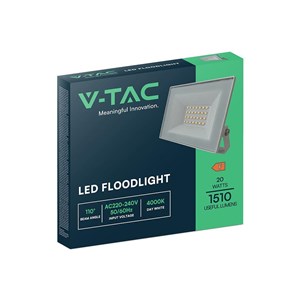 Naświetlacz LED V-TAC 20W LED SMD biały VT-44022 4000K 1510lm
