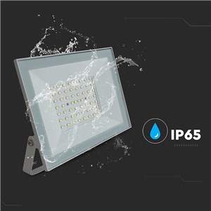 Projektor LED V-TAC 50W LED SMD 6500K Biały VT-44054 6500K 4000lm