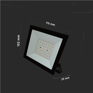 Projektor LED V-TAC 50W LED SMD 6500K Czarny VT-44054 6500K 4000lm