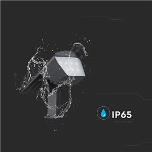 Oprawa ogrodowa 2w1 wbijana ścienna LED V-TAC solarna 1.3W IP65 VT-10183 3000K-4000K-6500K 100lm 3 Lata gwarancji