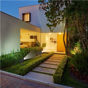 Oprawa gruntowa ogrodowa wbijana aluminiowa V-TAC 2W LED IP65 czarna kwadrat VT-10182 4000K 60lm 3 lata gwarancji