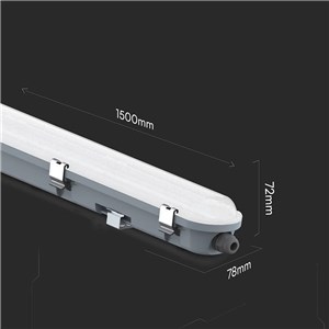 Oprawa hermetyczna V-TAC LED mikrofalowy czujnik ruchu 48cm 150cm 120Lm/W VT-150149S 4000K 5760lm