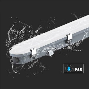 Oprawa hermetyczna V-TAC LED mikrofalowy czujnik ruchu 48cm 150cm 120Lm/W VT-150149S 4000K 5760lm