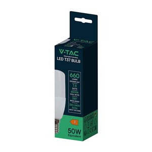 Żarówka LED V-TAC 7.5W T37 E14 VT-248 6500K 660lm