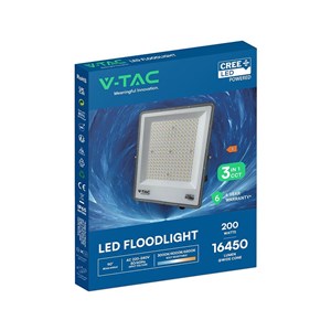 Projektor LED V-TAC CREE CHIP 200W LED 3w1 CCT 135Lm/W VT-44209CCT 3000K-4000K-6500K 16450lm 6 lat gwarancji