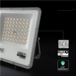 Projektor LED V-TAC CREE CHIP 50W LED 3w1 CCT 135Lm/W VT-44058CCT 3000K-4000K-6500K 4000lm 6 lat gwarancji