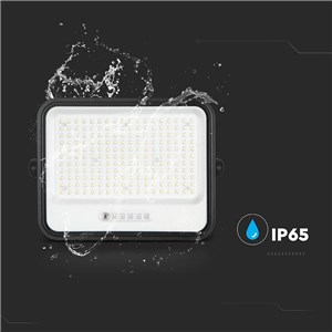 Projektor LED solarny V-TAC 400W CCT pilot auto timer IP65 czarny VT-404W 3000lm 3 lata gwarancji