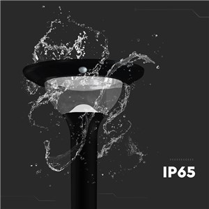 Oprawa ogrodowa V-TAC solarna 15W czujnik ruchu timer pilot CCT IP65 VT-12014CCT 3000K-4000K-6000K 2200lm 3 Lata gwarancji