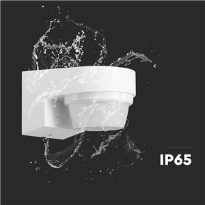 Czujnik ruchu podczerwień ścienny biały 240st 1000W LED IP65 V-TAC VT-81008 5 lat gwarancji