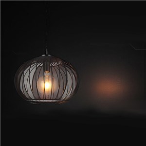 Oprawa zwieszana V-TAC E27 400x350mm czarny matowy VT-89011 3 lata gwarancji