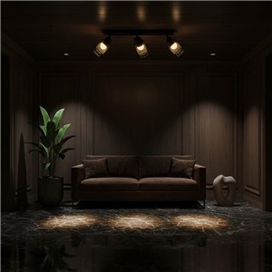 Oprawa sufitowa V-TAC 3X6W LED listwa spot 680x210mm czarny matowy VT-89015 3000K 2160lm