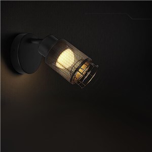 Oprawa kinkiet V-TAC 6W LED spot 120x210mm czarny matowy VT-89016 3000K 720lm