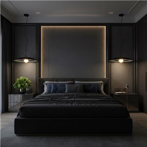 Oprawa zwieszana V-TAC G9 LED fi.600cm czarna VT-89019