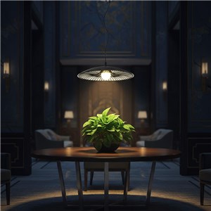 Oprawa zwieszana V-TAC G9 LED fi.600cm czarna VT-89019