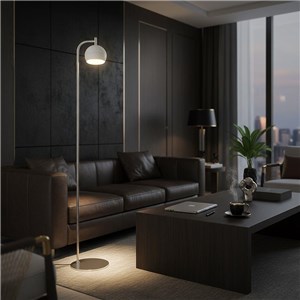 Oprawa lampa podłogowa 10W LED 140cm biała VT-89024 3000K 1200lm