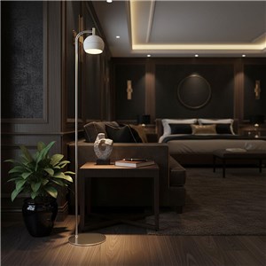 Oprawa lampa podłogowa 10W LED 140cm biała VT-89024 3000K 1200lm