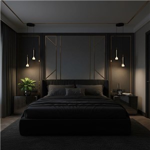 Oprawa zwieszana V-TAC 2X10W LED 177x20cm dymiony szary, złoty VT-89026 3000K 1200lm