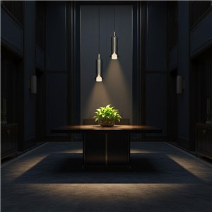 Oprawa zwieszana V-TAC 2X10W LED 177x20cm dymiony szary, złoty VT-89026 3000K 1200lm