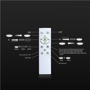 Oprawa sufitowa V-TAC LED 48W CCT 485x70mm pilot VT-7748 3000K-4500K-6500K 4480lm
