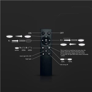 Oprawa sufitowa V-TAC LED 36W CCT 410x30mm pilot VT-7738 3000K-4500K-6500K 2880lm