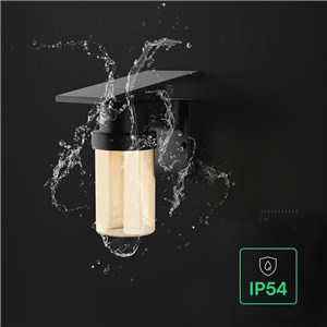 Oprawa kinkiet ścienny solarny V-TAC 0.9W LED zmiana barwy CCT IP54 pilot VT-11148CCT 3000K, 4000K, 5000K 120lm 3 lata gwarancji