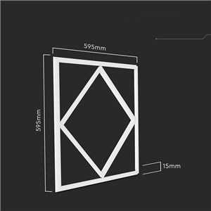 Panel LED V-TAC 60x60 64W LED DIAMOND zasilacz LIFUD VT-6164 6500K 6720lm 5 lat gwarancji