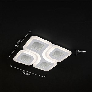 Oprawa sufitowa V-TAC 70W LED 50x50cm ściemnialna biała pilot CCT VT-84035 3000K-6500K 5600lm