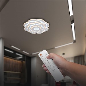 Oprawa sufitowa V-TAC 100W LED 51cm ściemnialna biała pilot CCT VT-84050 3000K-6500K 8000lm