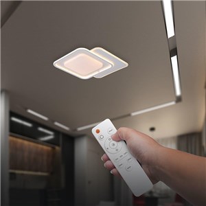 Oprawa sufitowa V-TAC 60W LED 495x495mm ściemnialna biała pilot CCT VT-84030 3000K-4000K-6500K 5400lm