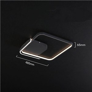 Oprawa sufitowa V-TAC 50W LED 485x485mm ściemnialna czarna pilot CCT VT-84025SQ 3000K-4000K-6500K 4000lm