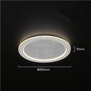 Oprawa sufitowa V-TAC 50W LED 55cm ściemnialna szara pilot CCT VT-84032 3000K-4000K-6500K 4000lm