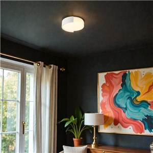 Oprawa sufitowa plafoniera 63W LED 55cm 3w1 ściemnialna biała BT pilot CCT VT-84036 3000K-4000K-6000K 7200lm