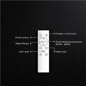 Oprawa sufitowa plafoniera V-TAC 30/60W/30W LED 48cm 3w1 ściemnialna brązowa pilot CCT VT-85031 3000K - 6500K 6000lm