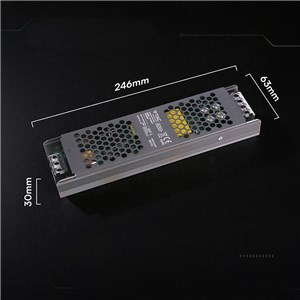 Zasilacz do LED modułowy montażowy SLIM V-TAC 250W 24V 10.5A IP20 filtr EMI VT-24250-S