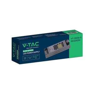 Zasilacz do LED modułowy montażowy SLIM V-TAC 36W 12V 3A IP20 filtr EMI VT-13036-S