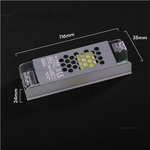 Zasilacz do LED modułowy montażowy SLIM V-TAC 36W 12V 3A IP20 filtr EMI VT-13036-S