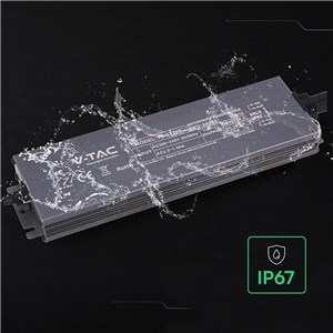 Zasilacz do LED hermetyczny SLIM V-TAC 200W 12V 16.5A IP67 filtr EMI VT-13200
