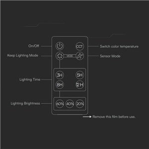 Naświetlacz LED solarny V-TAC 30W pilot auto timer czujnik ruchu IP65 CCT VT-432CCT 4000K-6000K 4800lm 3 lata gwarancji