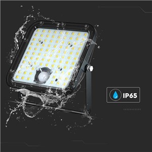 Naświetlacz LED solarny V-TAC 30W pilot auto timer czujnik ruchu IP65 CCT VT-432CCT 4000K-6000K 4800lm 3 lata gwarancji
