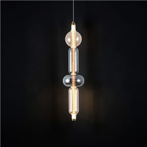 Oprawa zwieszana V-TAC LED 9W złoto bursztyn dymiony VT-84041 3000K 1300lm