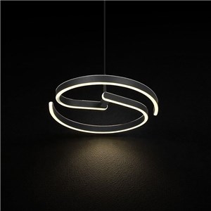 Oprawa zwieszana V-TAC 25W LED kierownica fi40cm czarna VT-84045 4000K 3250lm