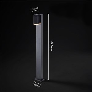 Słupek ogrodowy V-TAC 80CM GU10 czarny VT-10177 3 lata gwarancji