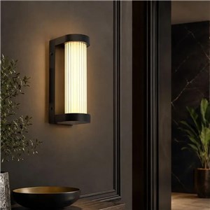 Oprawa ścienna elewacyjna V-TAC LED 8W IP44 czarna VT-10180 3000K 1100lm